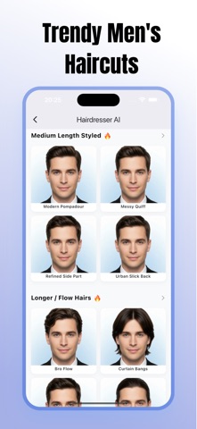 AI Hair Style Changer: Try On iPhone screenshot