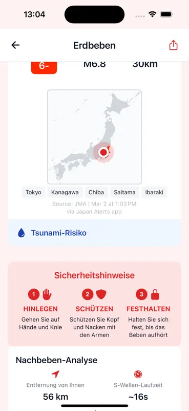Japan Alerts screenshot 2 of 10