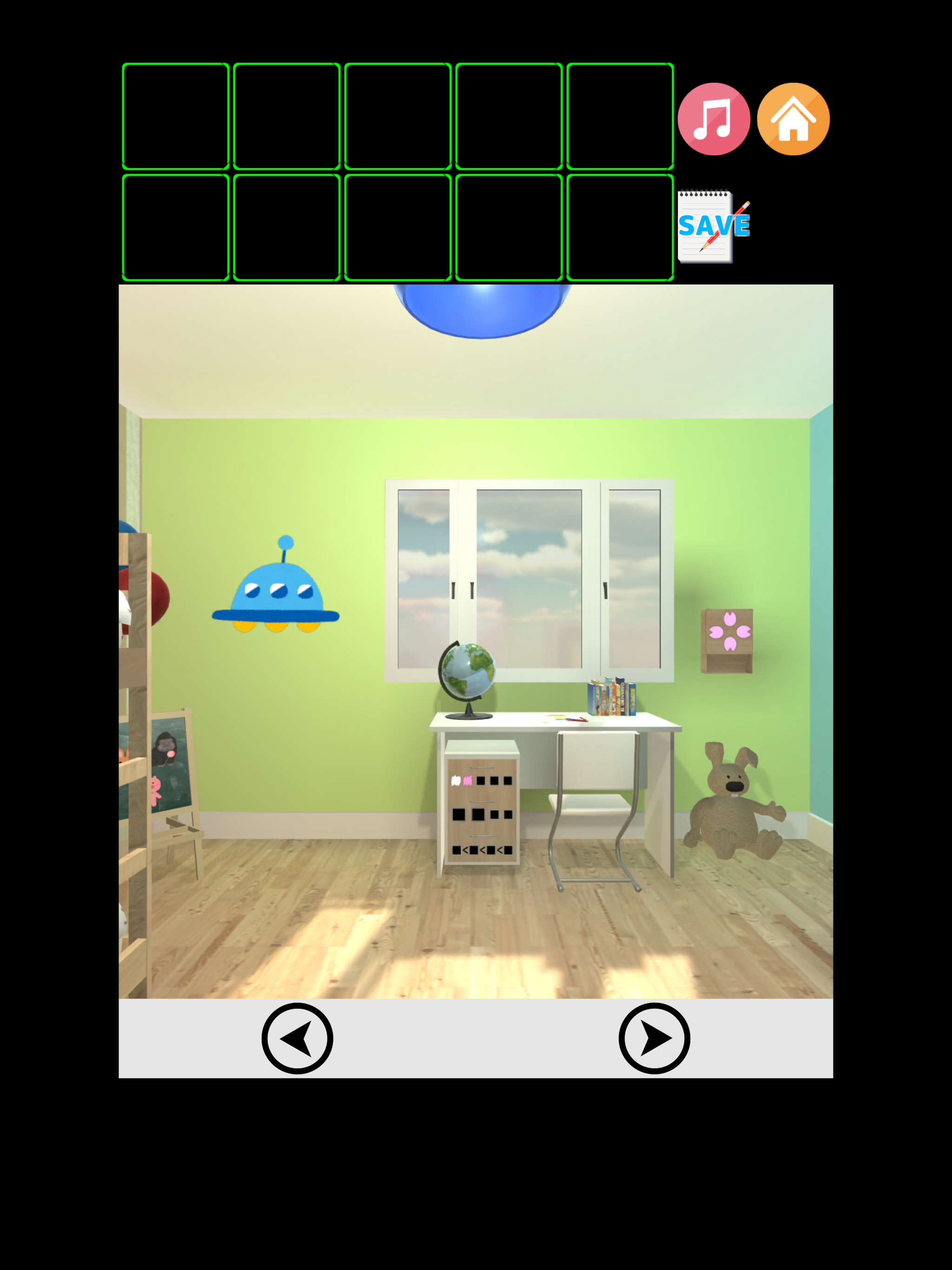 Escape from kids room