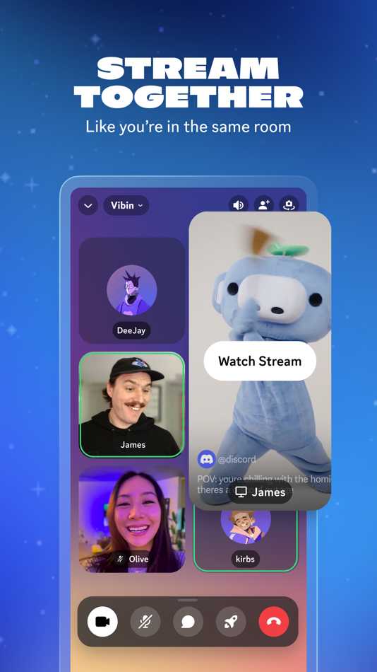 #2. Discord - Talk, Play, Hang Out (iOS) 来自: Discord, Inc.