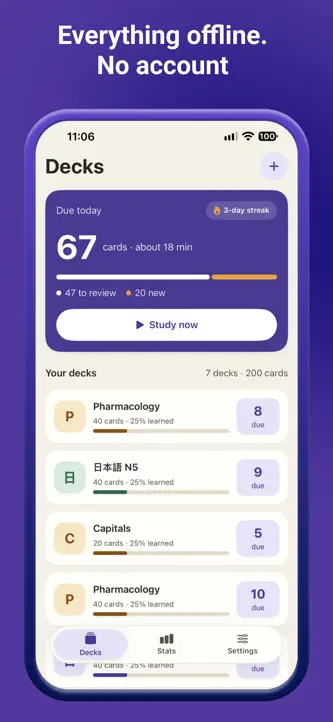 Drill: Flashcards screenshot 3
