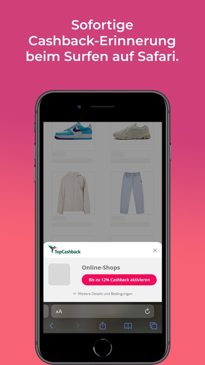 TopCashback Erweiterung