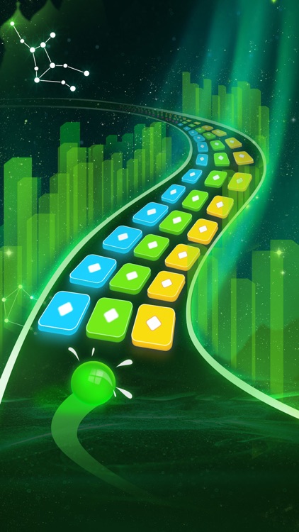 color dancing hop music game