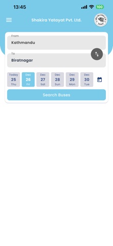 Shakira Yatayat Pvt. Ltd. iPhone screenshot