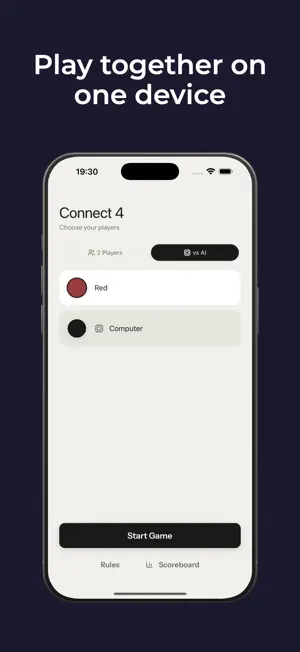 Four in a Row | Minimal Games screenshot 2
