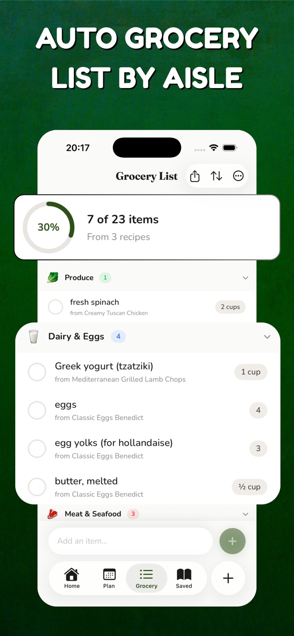 Gobblr Recipe and meal planner screenshot 4