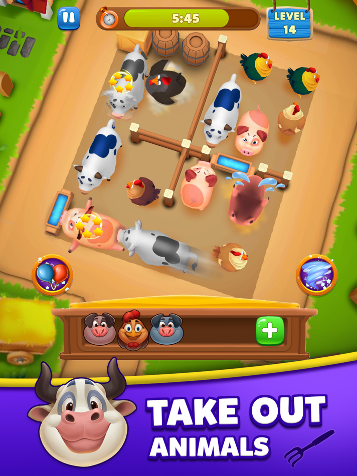 #2. Animal Farm Jam Parking Game (iOS) 来自: MobGame Pte. LTD