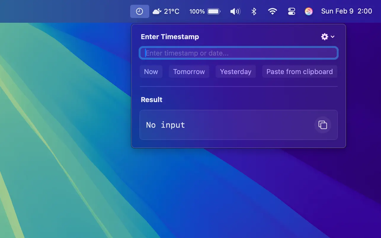 #1. Epoch2Date (macOS) 게시자: Sai Sharan Yalamarty
