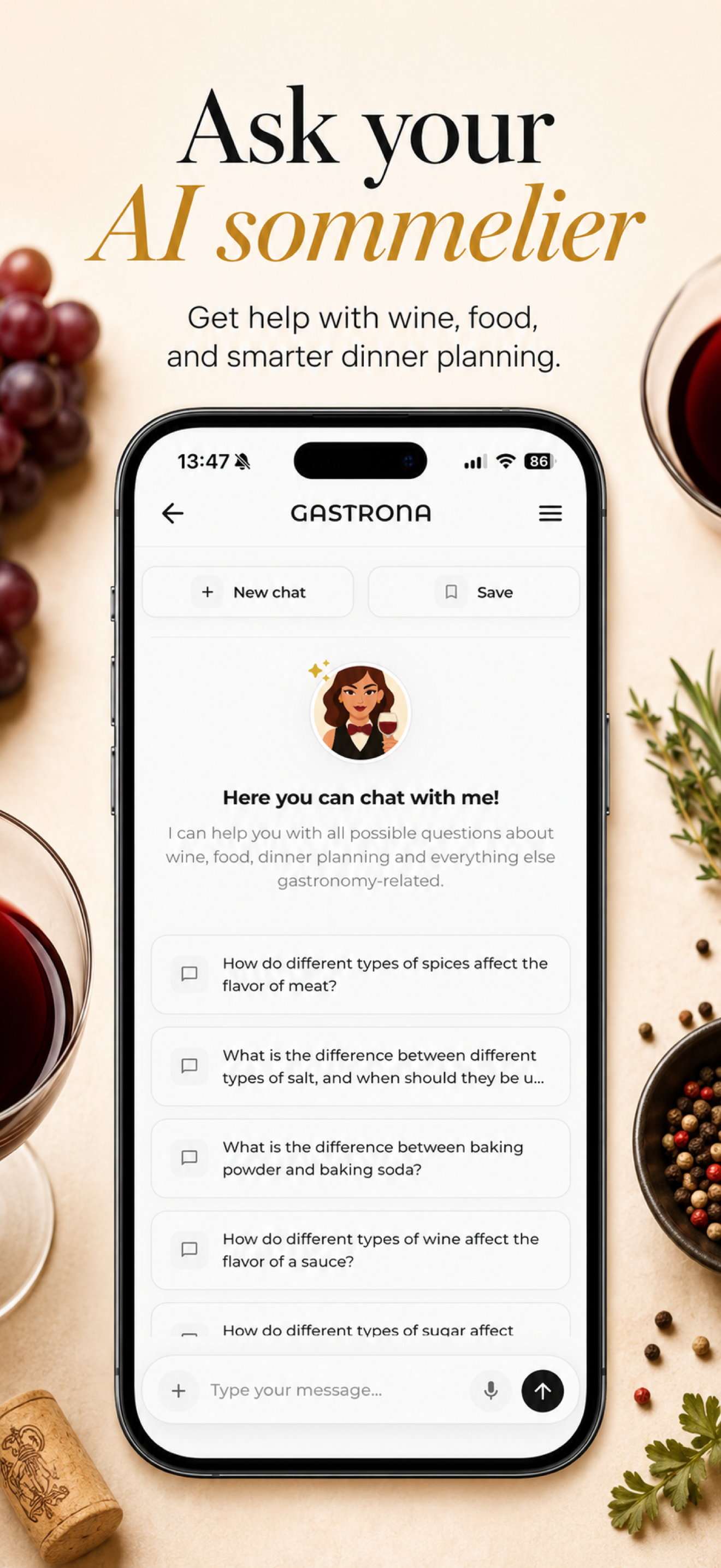 Gastrona: Wine Pairing screenshot 6