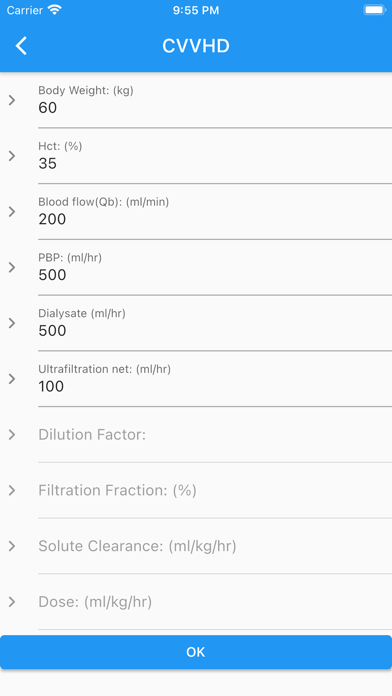 Screenshot #3 pour CRRT_Calc