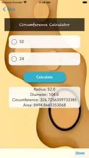 circlecalculatordeluxe iphone screenshot 4