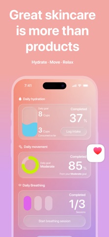 YUL: Daily Skincare Routine iPhone screenshot