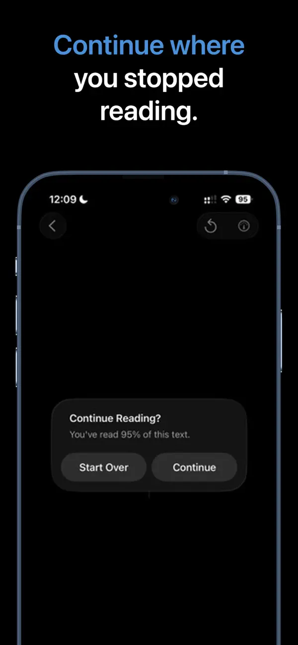 #3. Blitz – Speed Reader (iOS) Ved: Manuel Fessen
