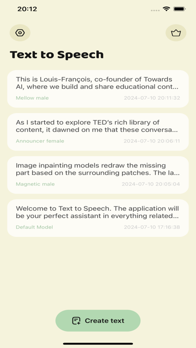Screenshot #1 pour ChatTTS - Text to Speech