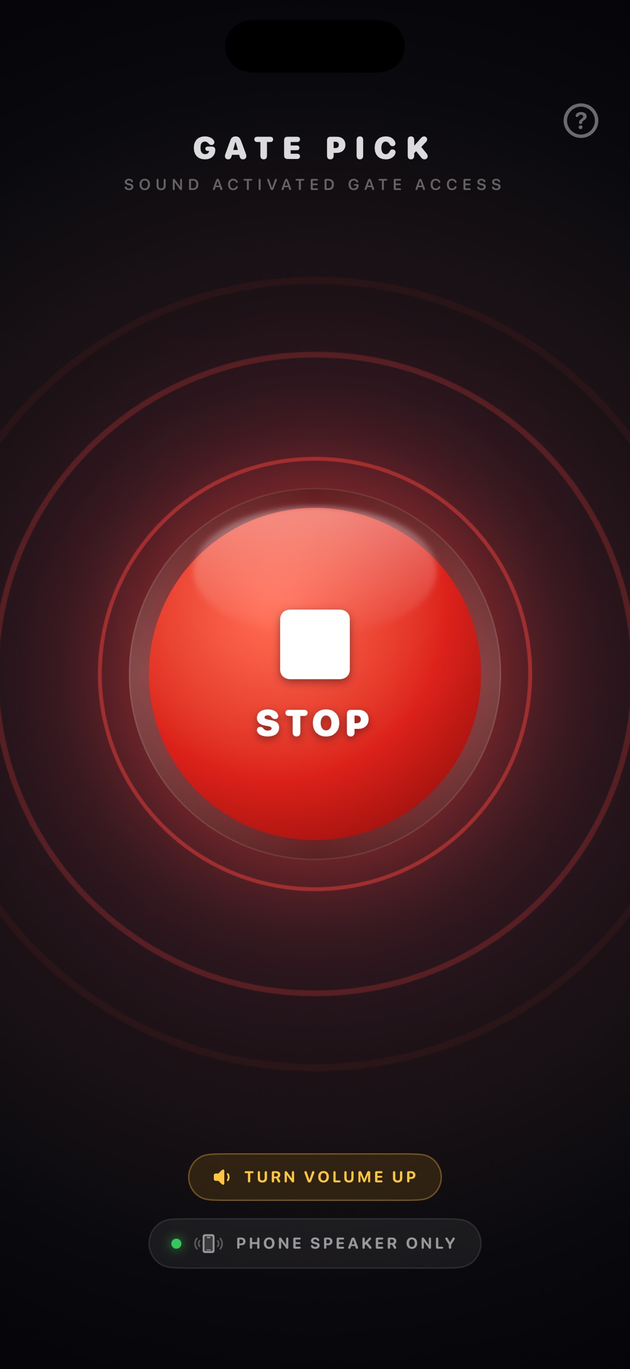 Screenshot 1 of Gate Pick: Gate Opener Remote