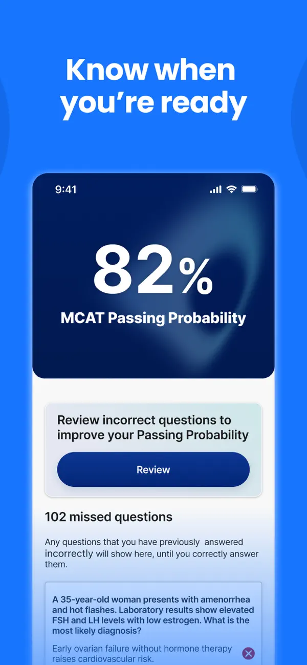 #4. MCAT Genius (iOS) By: Quizzard Exam Preperation Inc.