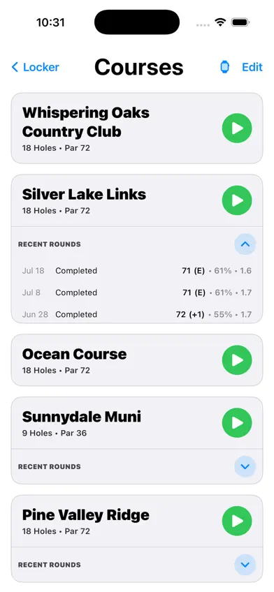 StatsLensGolf screenshot 4