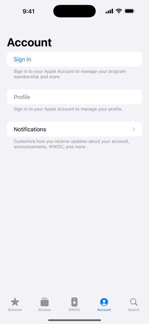 ‎Apple Developer Screenshot