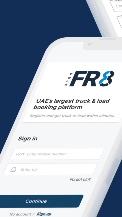 OpenFR8 Book Online Truck Load