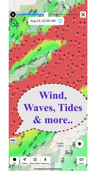 Marine Weather-Wind Tide Wave Screenshot