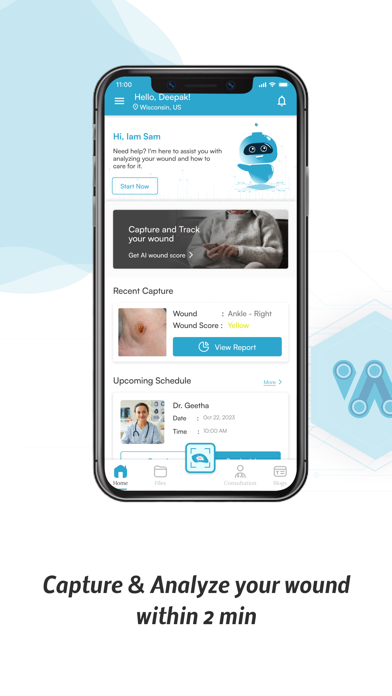 WoundTele: AI Wound Care Screenshot