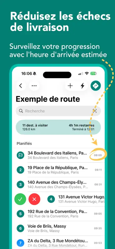 Droppath: Itinéraires routier screenshot 3 of 8
