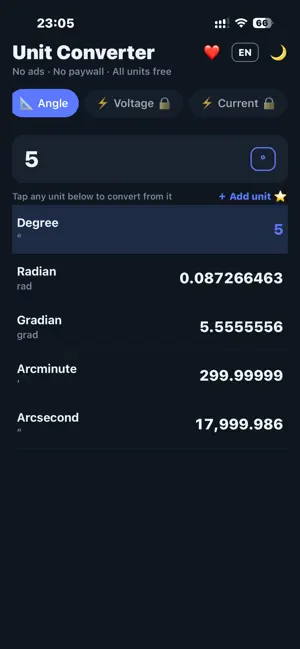 Unit Converter: No Ads screenshot 2