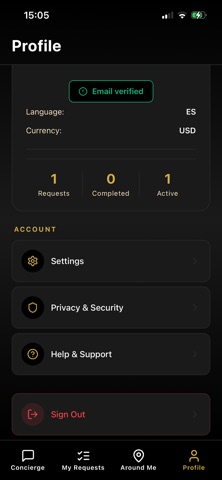 The Concierge screenshot