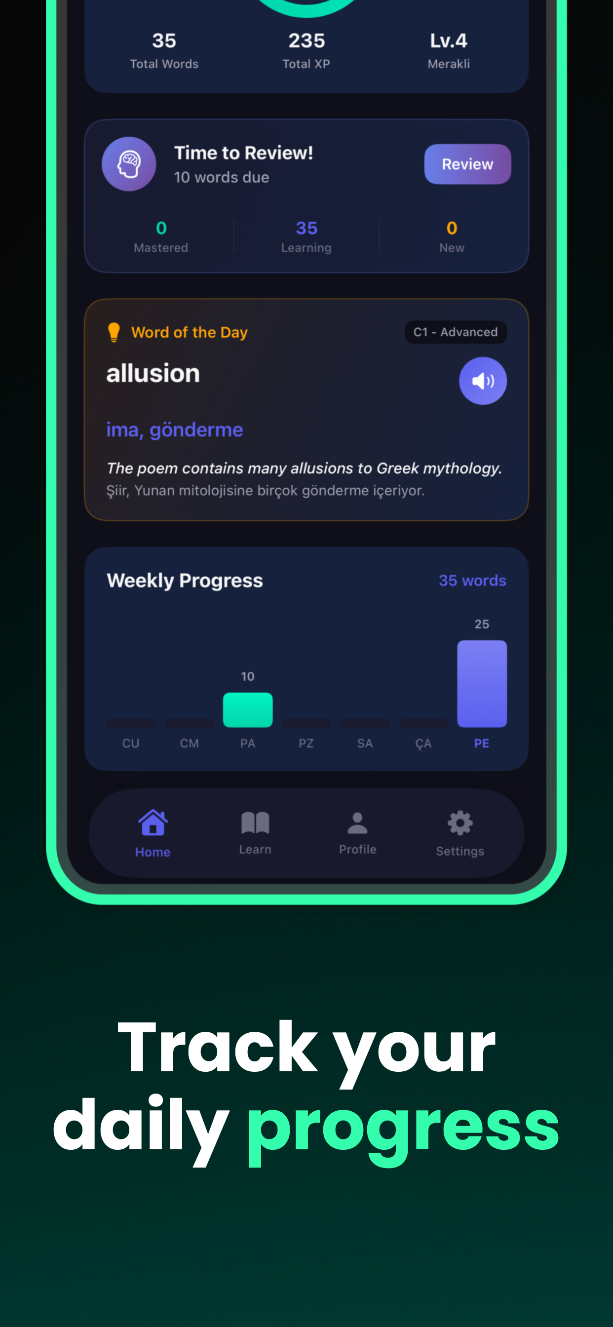 Lingui: Learn English Words