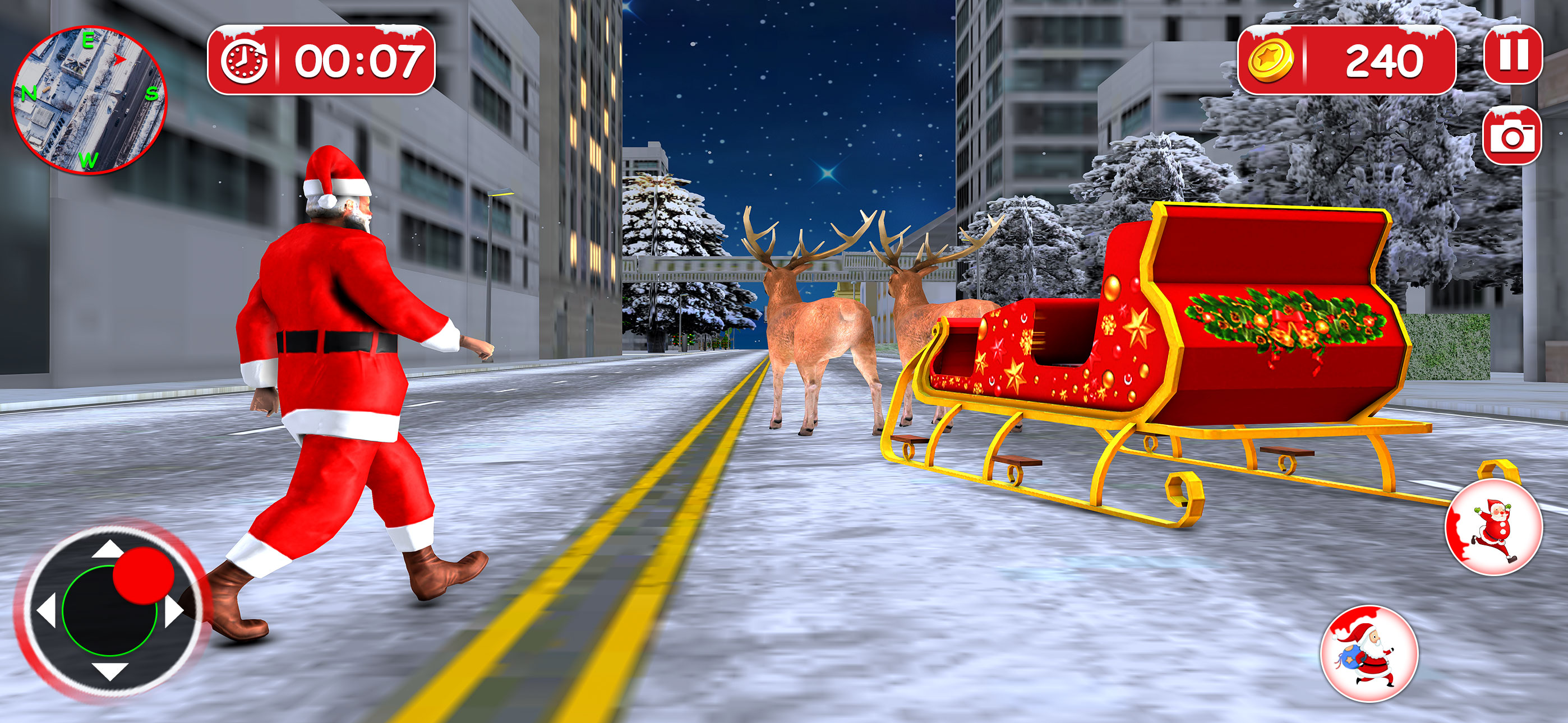 Santa Christmas Gift Fun Game