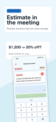 Mental Math for Work Screenshot 2 of 5