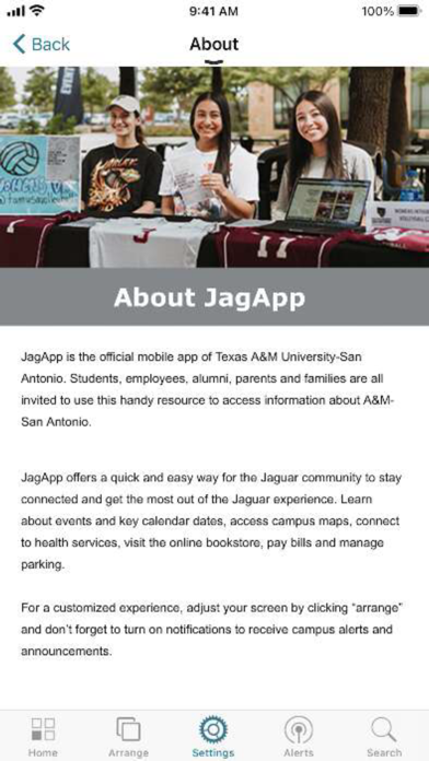 A&M San Antonio JagApp Screenshot