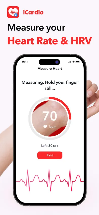 iCardio - Heart Rate Tracker screenshot 1