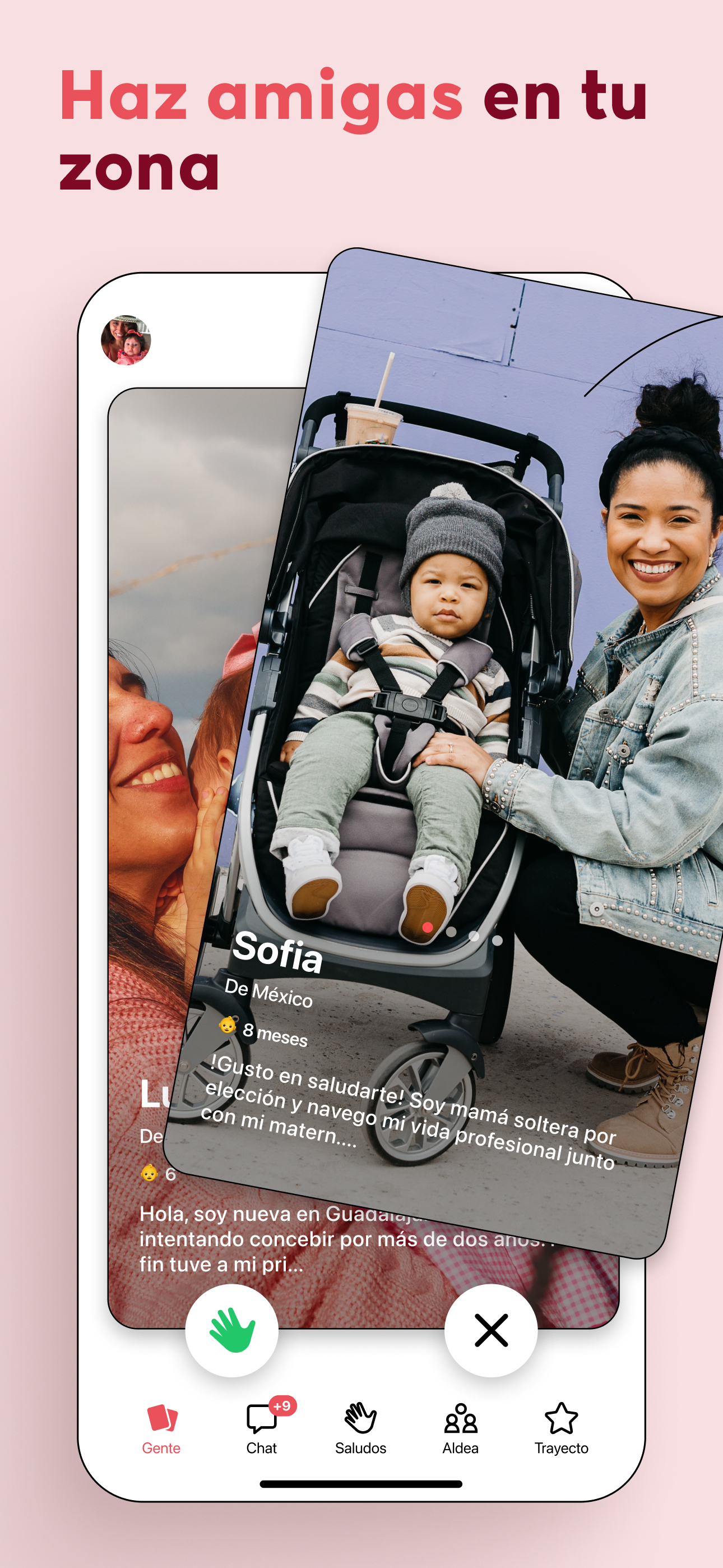 Peanut App: Halla amigas mamás