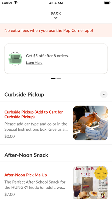 Pop Corner iPhone screenshot 3 - Food & Drink app