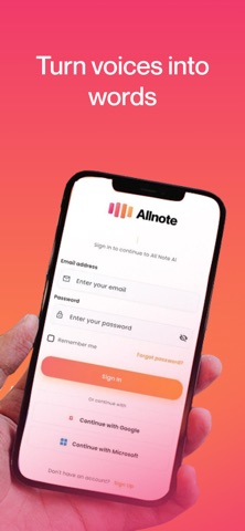 AllNote AI - Meeting Notes screenshot