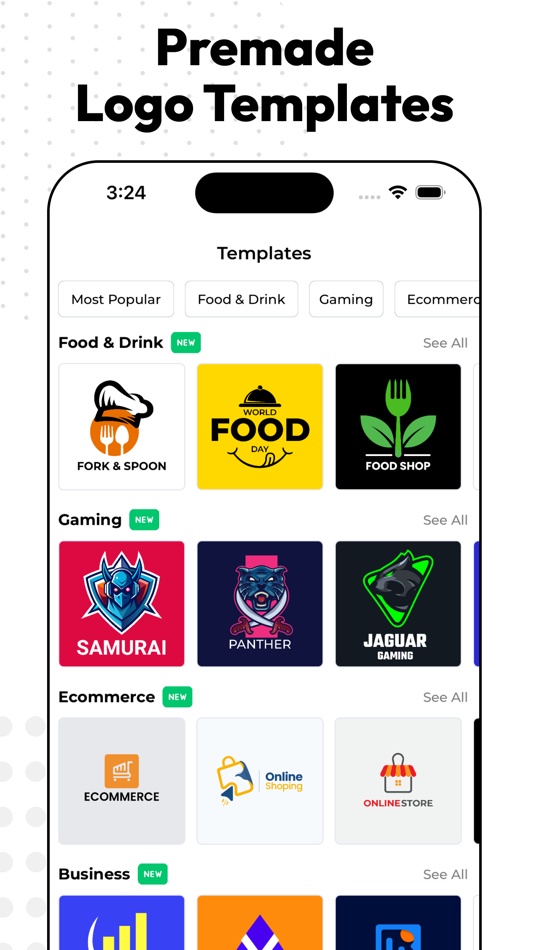 #4. AI Logo Maker: Logo Creator (iOS) 由: Najma Kousar