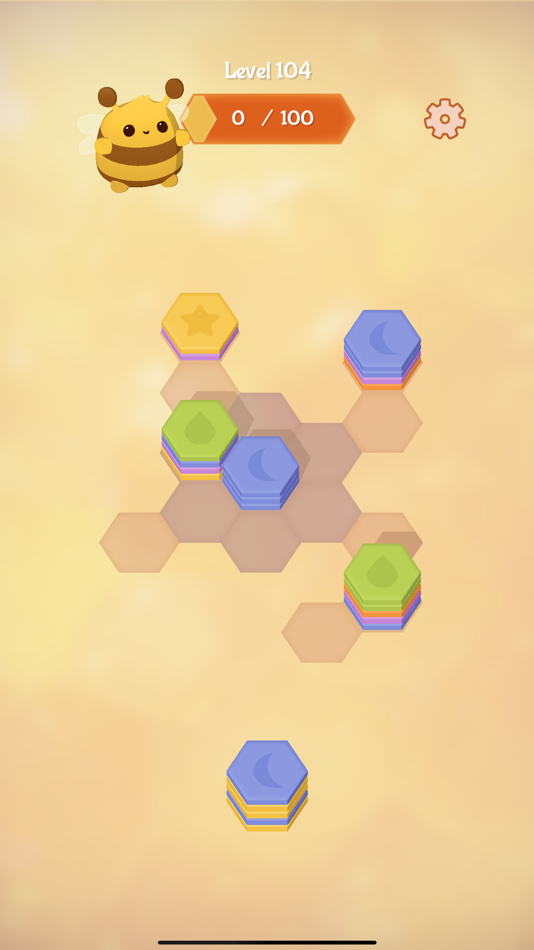 #1. Bee Sort by Sam - Hexa Puzzle (iOS) 来自: Ad Artis