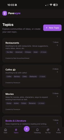 Pavewyre screenshot