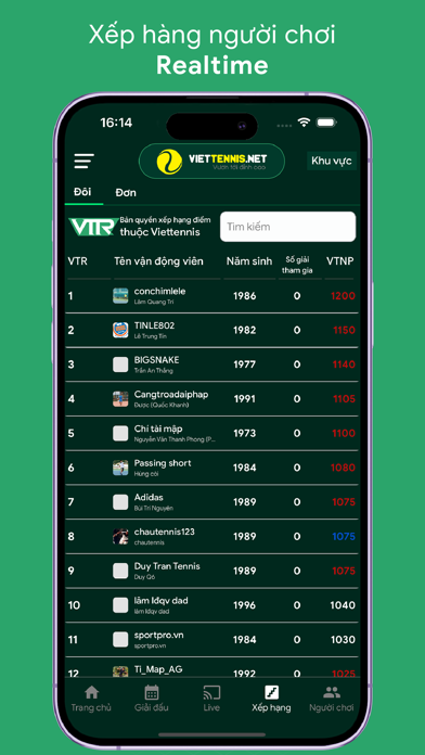 Viettennis Screenshot