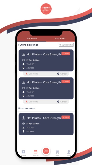 Form & Flow Pilates Screenshot