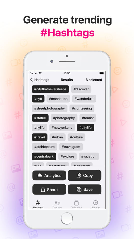 #1. Hashtag AI: Caption Generator (iOS) 由: Lit Apps LLC (Mobile)