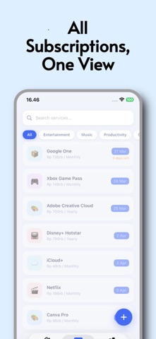 Subtrackers screenshot