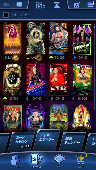 WWE SuperCard - バトルカード screenshot1