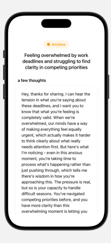 thnk: voice-based reflection screenshot 4