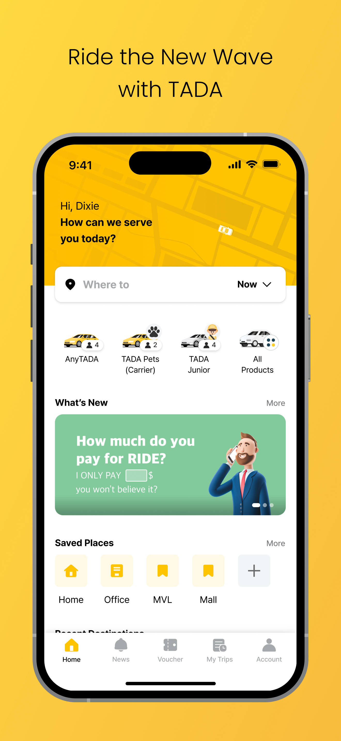 TADA – Ride Hailing