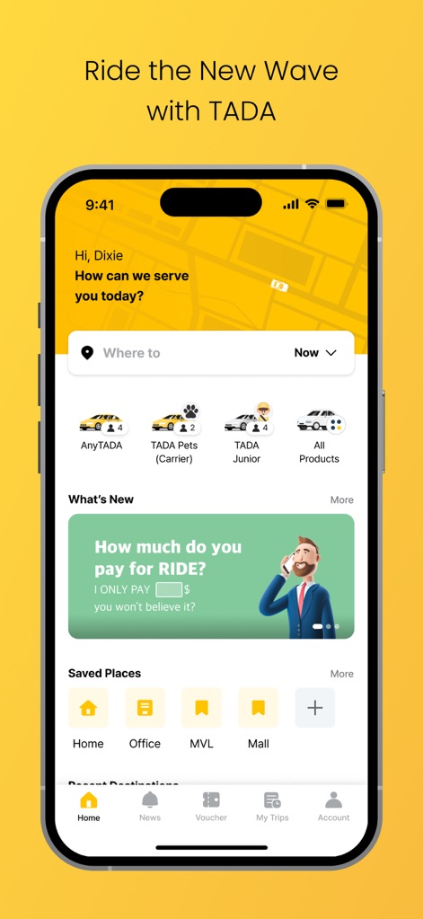 TADA – Ride Hailing - App de Viajes | MWM