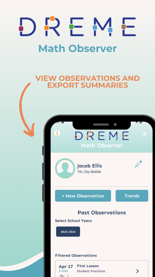 #3. DREME Math Classroom Observer (iOS) 由: Kelley Durkin