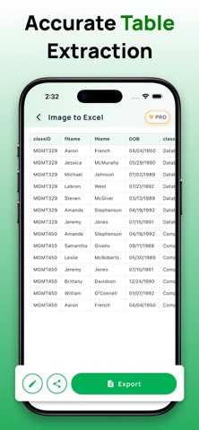 Image to Excel Converter: OCR Screenshot 3 of 6