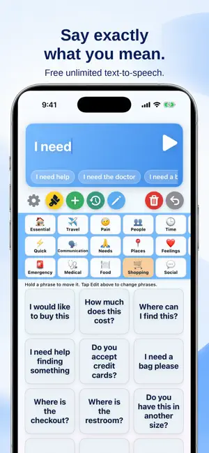 AAC Adult: Text to Speech screenshot 4